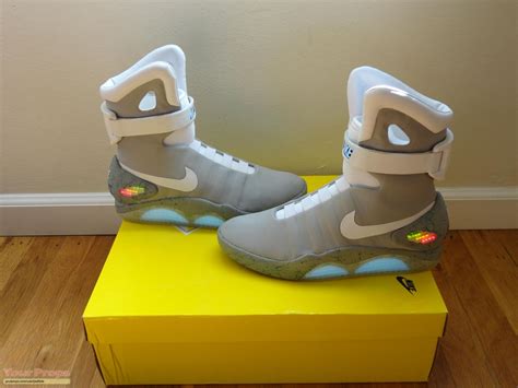 nike back to the future shoes replica|nike mag original price.